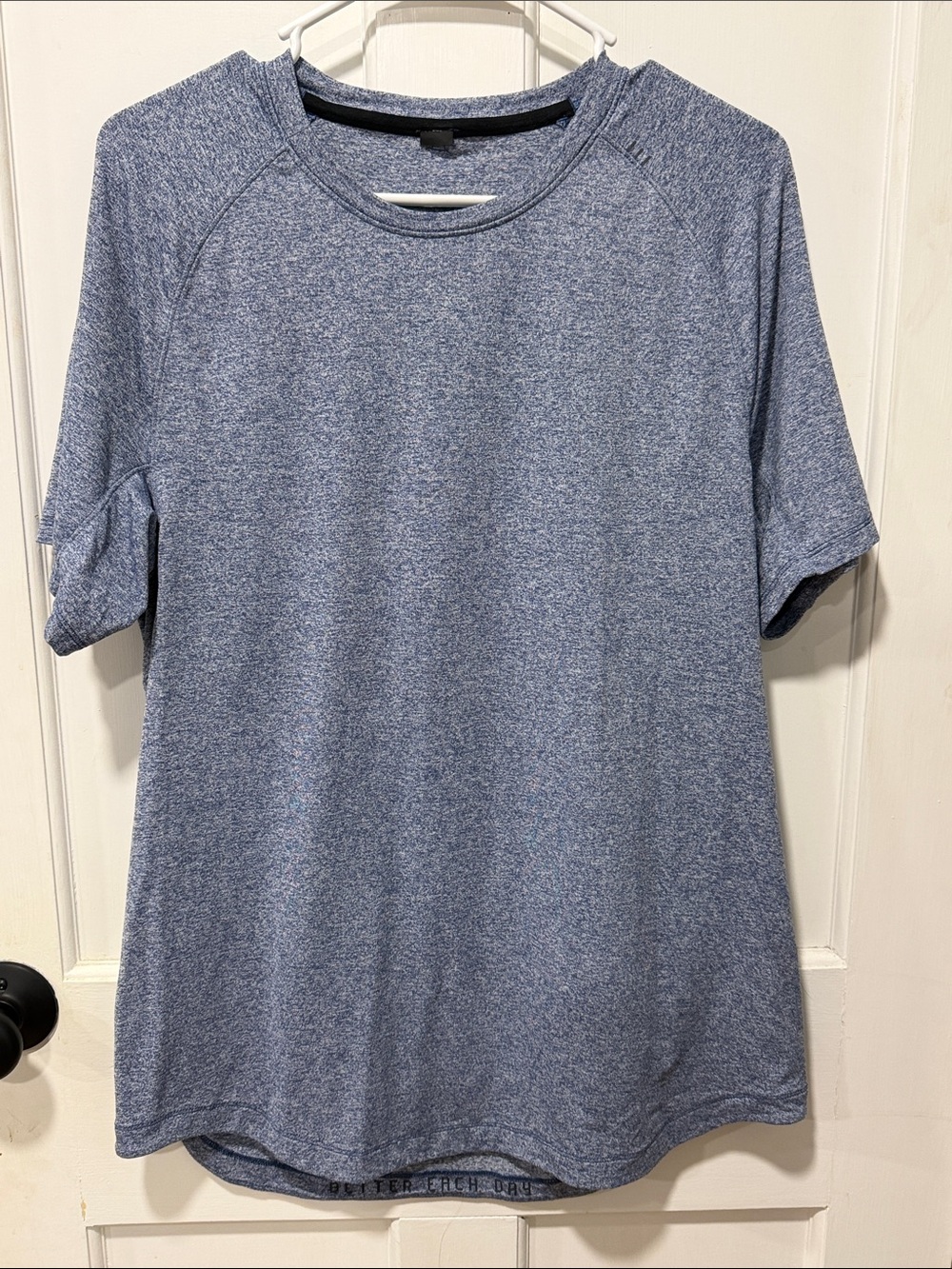 lululemon athletica Heather Blue Short Sleeve Performance Tee